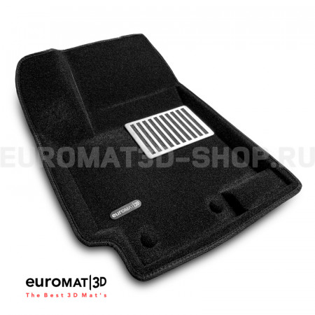 Текстильные 3D коврики Euromat3D Lux в салон для Kia Rio (2011-2016) № EM3D-002922