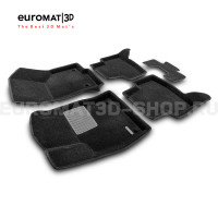 Текстильные 3D коврики Euromat3D Business в салон для Skoda Octavia A7..