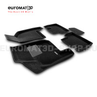 Текстильные 3D коврики Euromat3D Business в салон для Lada Priora (2007-) № EMC3D-005307