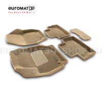 Текстильные 3D коврики Euromat3D Business в салон для Volvo XC 60 (2008-2017) № EMC3D-005505T Бежевые Текстильные 3D коврики Euromat3D Business в салон для Volvo XC 60 (2008-2017) № EMC3D-005505T Бежевые