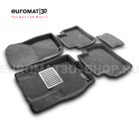 Текстильные 3D коврики Euromat3D Lux в салон для Mitsubishi Outlander (2012-2023) № EM3D-003609G Серые Текстильные 3D коврики Euromat3D Lux в салон для Mitsubishi Outlander (2012-2023) № EM3D-003609G Серые