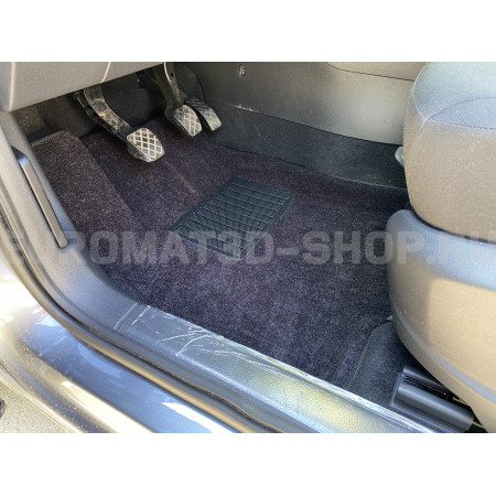 Текстильные 3D коврики Euromat3D Business в салон для Skoda Karoq (2020-) № EMC3D-004501