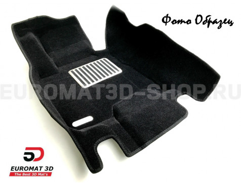 Текстильные 5D коврики с высоким бортом Euromat3D в салон для Kia Cerato (2010-2013) № EM5D-002722