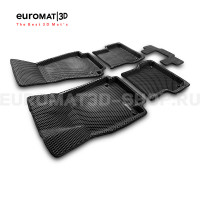 3D коврики Euromat3D EVA в салон для Audi A7 (2010-2018) № EM3DEVA-001107