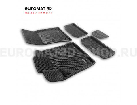3D коврики Euromat3D EVA в салон для Geely Emgrand 7 (2021-) № EM3DEVA-001413