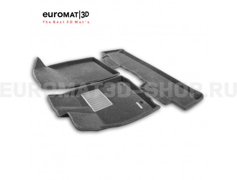 Текстильные 3D коврики Euromat3D Business в салон для BYD SONG PRO (2024-) № EMC3D-001252