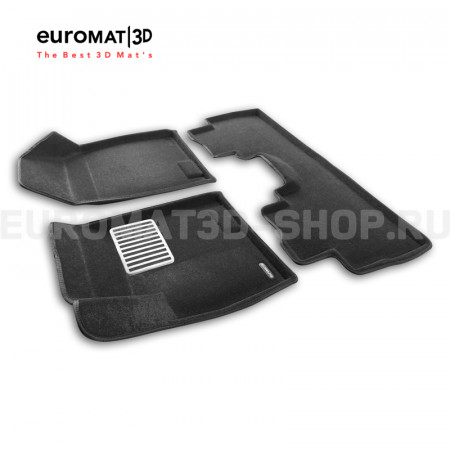 Текстильные 3D коврики Euromat3D Lux в салон для Soueast S07 (2024-) № EM3D-000022