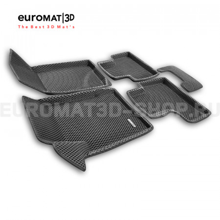 3D коврики Euromat3D EVA в салон для Lada Niva Travel (2020-) № EM3DEVA-005312